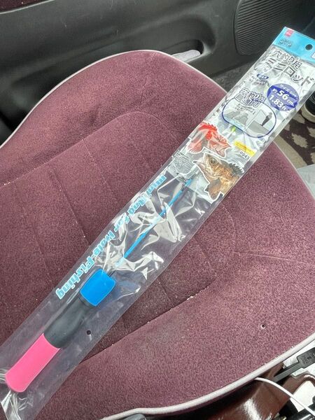新品未使用 ダイソー 穴釣り ショート ロッド ミニ 釣竿 ブラクリ テトラ メバル カサゴ