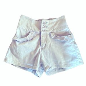 キレイめの水色*ショートパンツ 150センチ