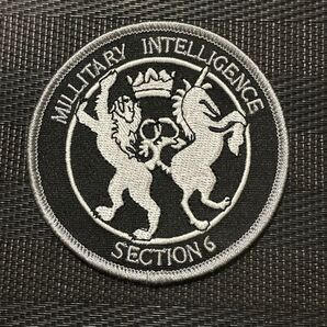 Mi6 刺繍 ワッペン パッチ イギリス 英国 エムアイシックス 諜報 ジェームズボンド 007