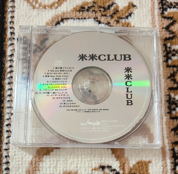 米米CLUB 「米米CLUB」 CD アルバム