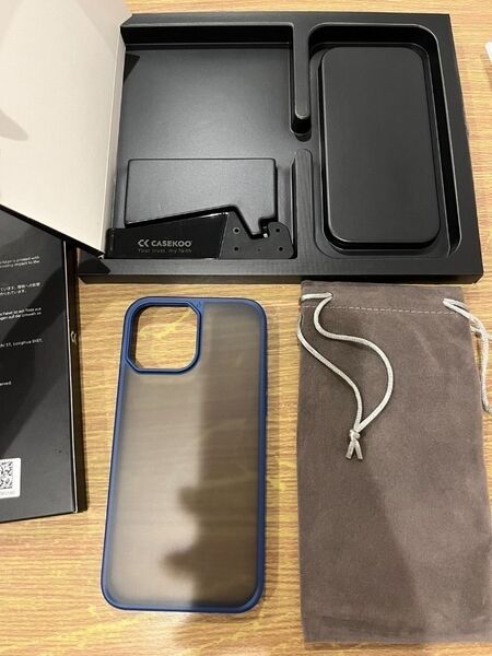 CASEKOO iPhone14ProMax 用ケース 耐衝撃 滑り止 指紋防止