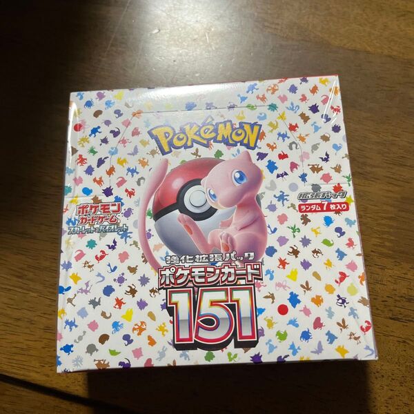 シュリンク付き スカーレット&バイオレット 強化拡張パック ポケモンカード151 BOX商品説明必読