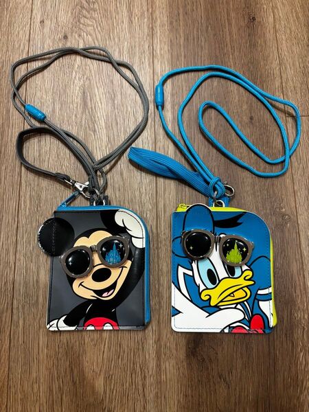 東京ディズニーリゾート ミッキー ドナルド パスホルダー 2点セット