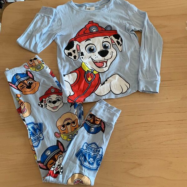 パウパトロール キッズパジャマ H&M マーシャル サックス