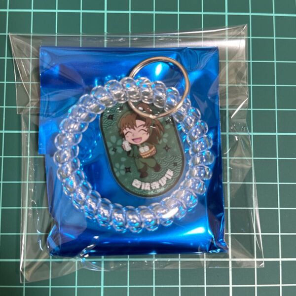 忍たま乱太郎 極楽湯 ロッカーキー風キーホルダー 善法寺伊作