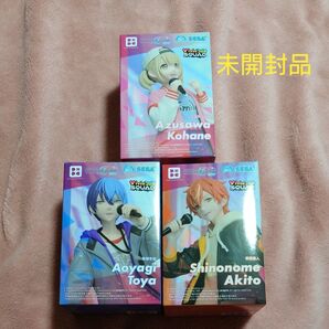 カラフルステージ Desktop Decorate Collection 青柳冬弥 東雲彰人 小豆沢こはね フィギュア