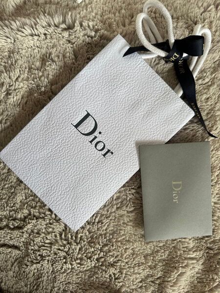 Dior ディオール ショップ袋 紙袋 ショッパー メッセージカード