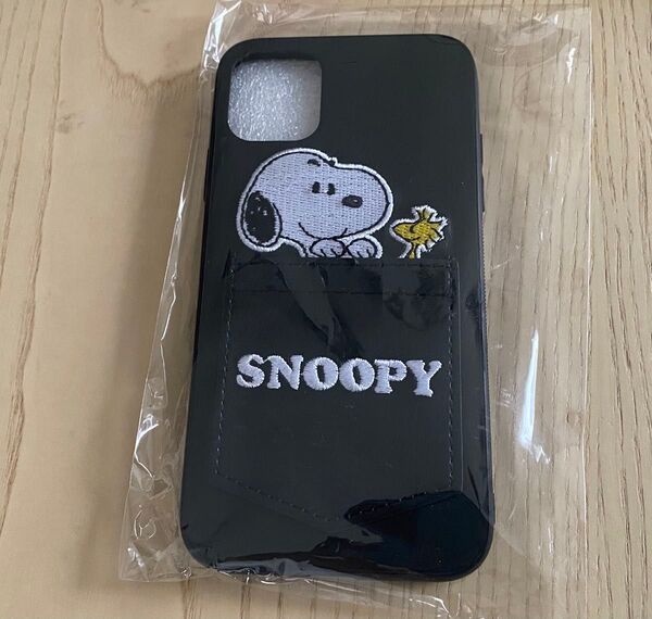 ☆スヌーピー カード入れ付きスマホケースiPhone11とiPhoneXR☆