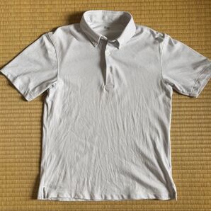 エアリズムカノコポロシャツ(ストライプ・ボタンダウンカラー・半袖)Sサイズ 中古
