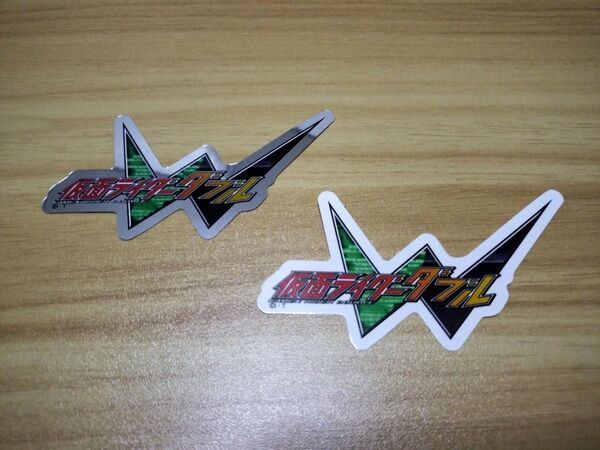 平成仮面ライダー トレーディングロゴステッカー★ダブル2枚セット★