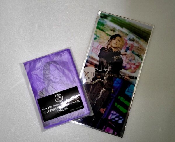 GLAY 30th エンタメくじ vol.2 HISASHIさん2点セット