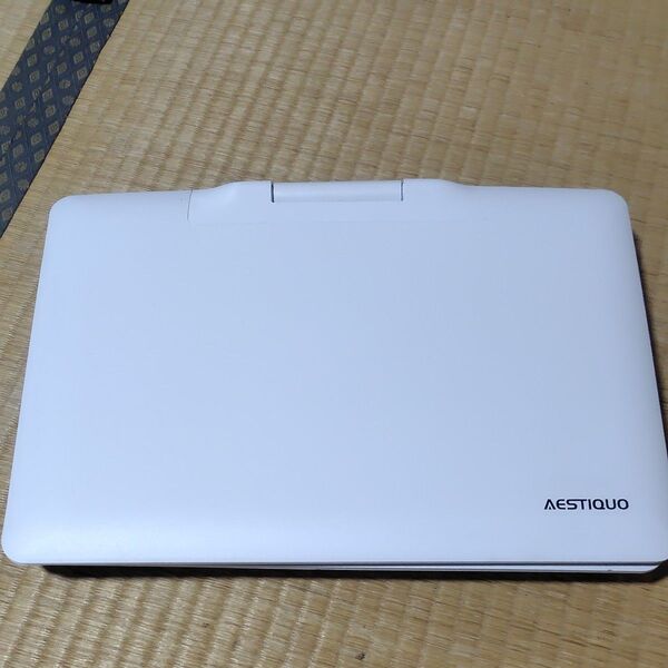 AESTIQUO ポータブルDVDプレーヤー ホワイト
