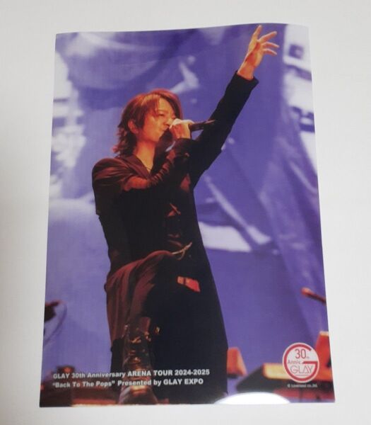 GLAY 30th Anniversaryエンタメくじ vol.2 クリアポスター賞 TERUセット
