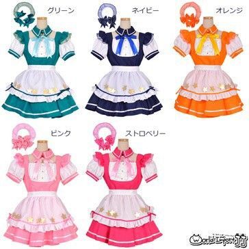3Lサイズ 5着セット メイド服