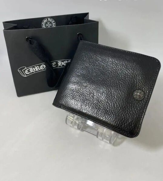 【幻の一品!美品!至極の逸品】クロムハーツ ワンスナップウォレット 財布