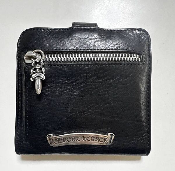 【幻の一品!美品!至極の逸品】クロムハーツ スクエアボタンビルウォレット 財布