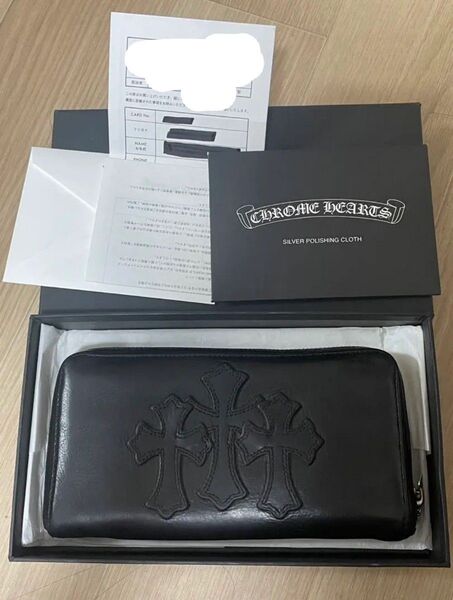 【幻の一品!美品!至極の逸品】クロムハーツ セメタリークロス ウォレット 財布