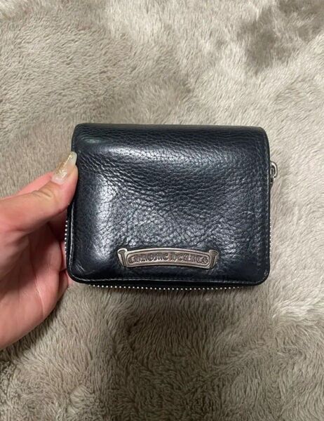 【幻の一品!美品!至極の逸品】クロムハーツ スクエアジップウォレット 財布