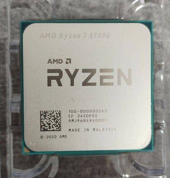「動作確認済/ほぼ新品」AMD Ryzen 7 5700G ※本体のみ