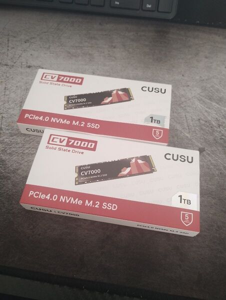 「新品2個」 CUSU CV7000シリーズ 容量1TB Gen4 SSD M.2 2280