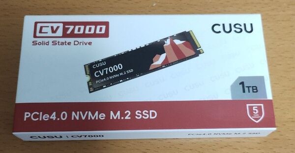 「新品」 CUSU CV7000シリーズ 容量1TB Gen4 SSD M.2 2280 Read 7300mb/s