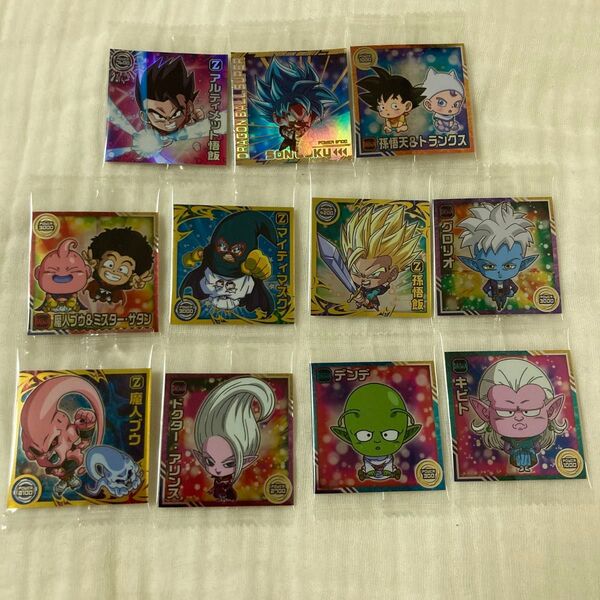 ドラゴンボール 超戦士 シールウエハース 新たなる旅立ち 11枚