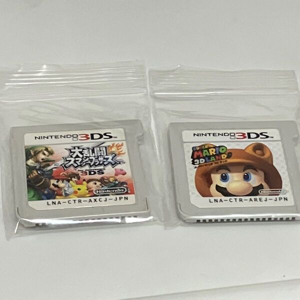ニンテンドー3DS ソフト スーパーマリオ3Dランド 大乱闘スマッシュブラザーズ 2個セット