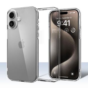 新品 iPhone16 TPU透明ハイブリッドクリアケース