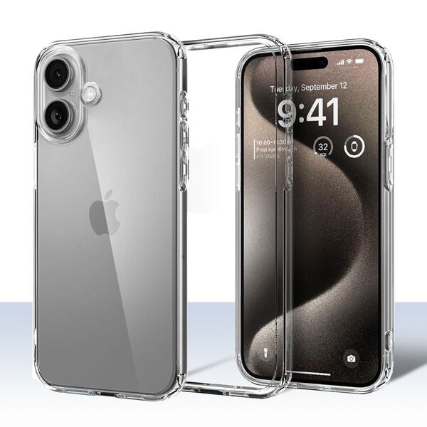 新品 iPhone16 TPU透明ハイブリッドクリアケース