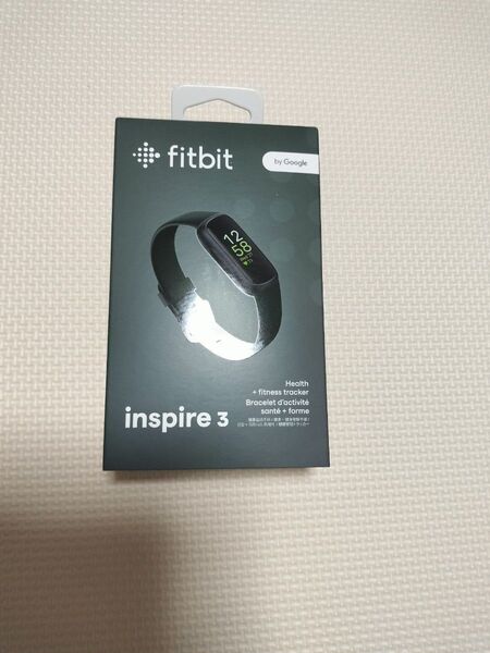 Fitbit inspire3 スマートウォッチ ブラック 新品未開封