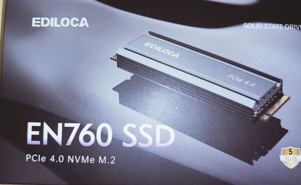 EDILOCA EN760 SSD 2TB PCIe Gen4、NVMe M.2 2280 新品未開封品