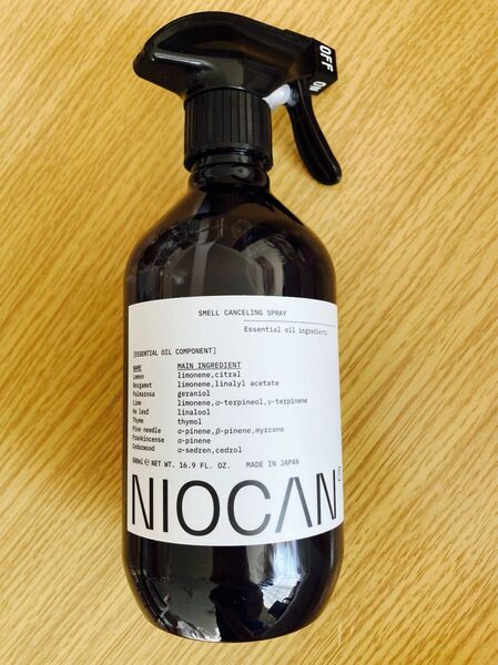 【新品未使用】NIOCANニオキャン 500ml スプレーボトル 消臭・除菌