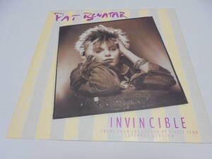 12インチ　PAT BENATAR Invincible パットベネター