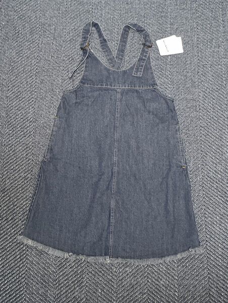 【新品タグ付き】ブランシェス デニムジャンパースカート 120 女の子