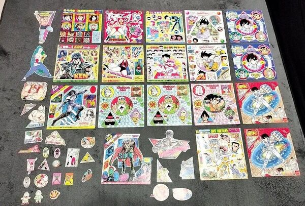 週間少年ジャンプ /付録 /シール/ドラゴンボール/聖闘士星矢/北斗の拳/キン肉マン/ハイスクール奇面組