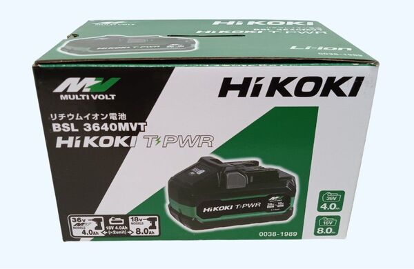 未使用 HiKOKI 36V 高出力 バッテリー BSL3640MVT