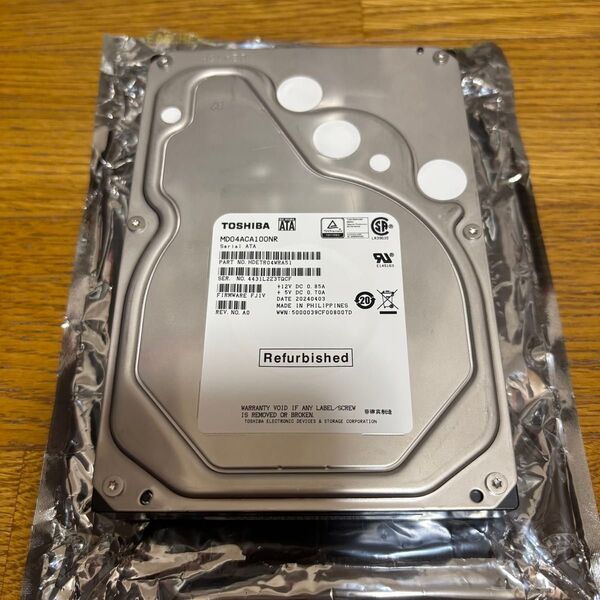 ほぼ新品 HDD 3.5インチ 1TB