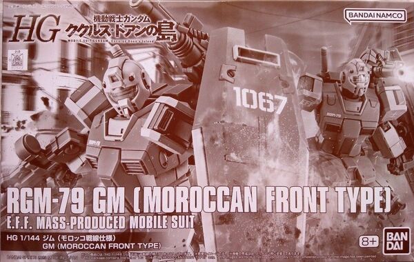 HG 1/144 ジム (モロッコ戦線仕様)