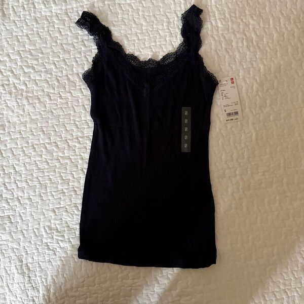 UNIQLO 2WAYリブレース タンクトップ キャミソール
