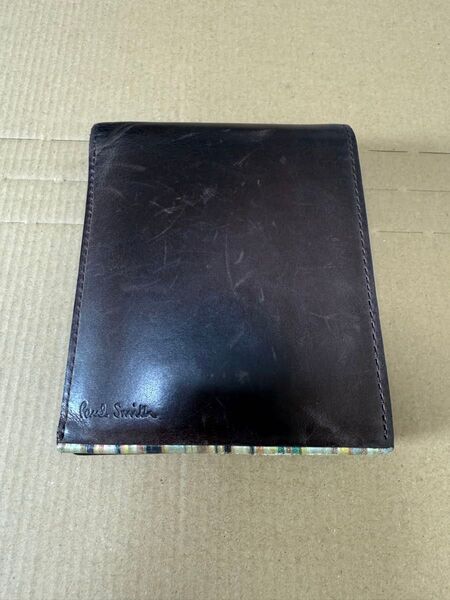 Paul Smith ポールスミス 二つ折り財布 茶色