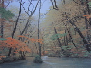Art hand Auction Kazuyuki Futagawa, [Oirase d'automne], Livre d'art rare, En bonne condition, Auteur populaire, Nature, Paysage, Tout neuf avec un cadre de haute qualité, livraison gratuite, Peinture, Peinture à l'huile, Nature, Peinture de paysage