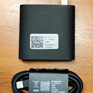 Motorola edge 50s pro付属 125W 高速充電器 専用ケーブル