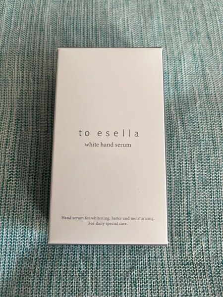 to esella ホワイトハンドセラム