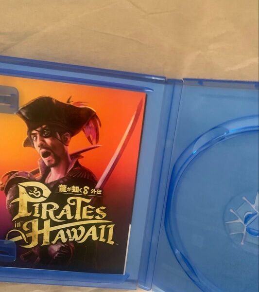 中古 ps5版 龍が如く8外伝 Pirates in Hawaii ケースと解説シートのみ