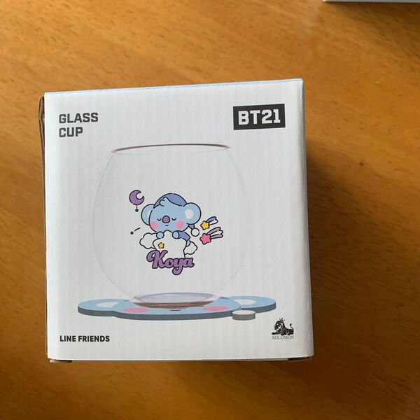 BT21 グラスカップ コースターセット KOYA