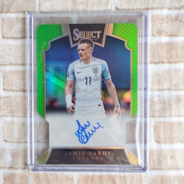 ジェイミー・ヴァーディ サイン カード PANINI