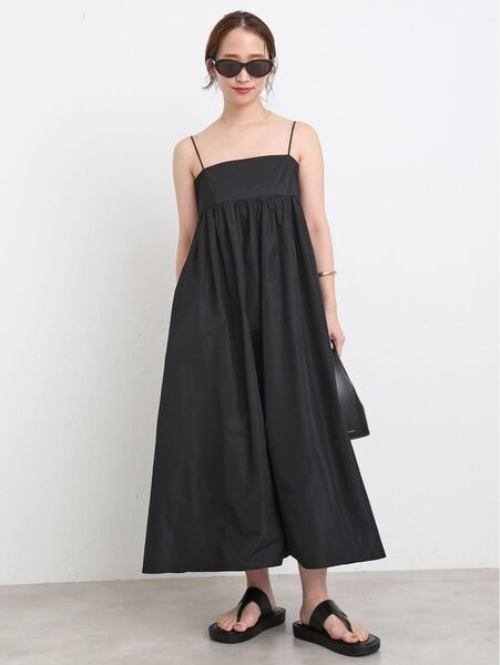 Deuxieme Classe Taffeta Camisole ドレス 38 ドゥーズィエムクラス ワンピース
