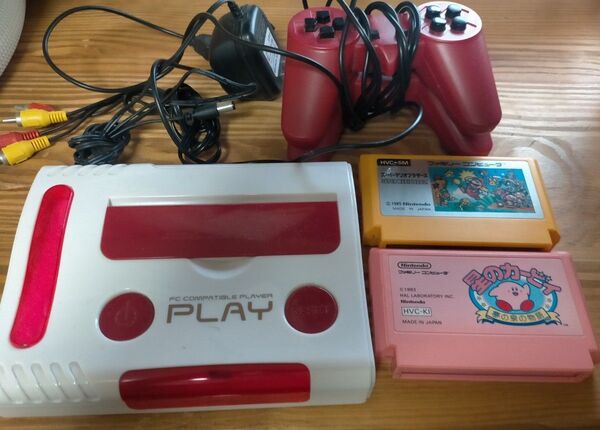 レトロゲーム機本体&ソフト2本セット