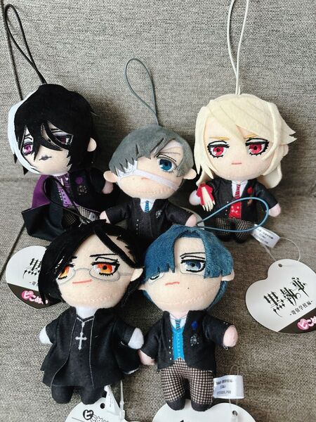 ぬいぐるみ 黒執事 ピこぬい マスコット ナムコ セバスチャン シエル バイオレット 寄宿学校編