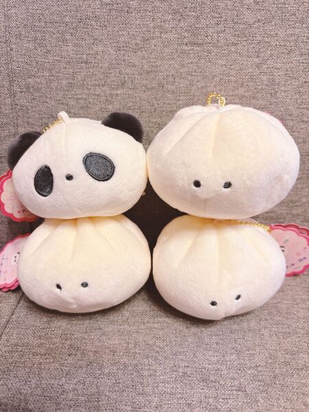 ぬいぐるみ つぶらな瞳の中華街 パンダ 肉まん マスコット ナムコ モーリーファンタジー